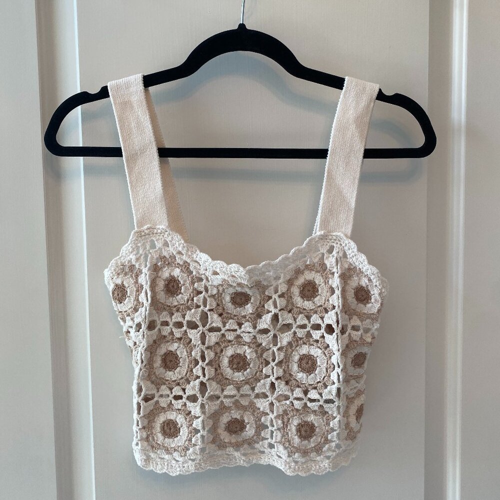 Abercrombie & Fitch Crochet Crop Top